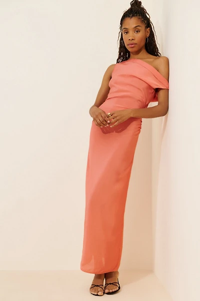 Lioness Off-The-Shoulder Crepe Maxi Dress