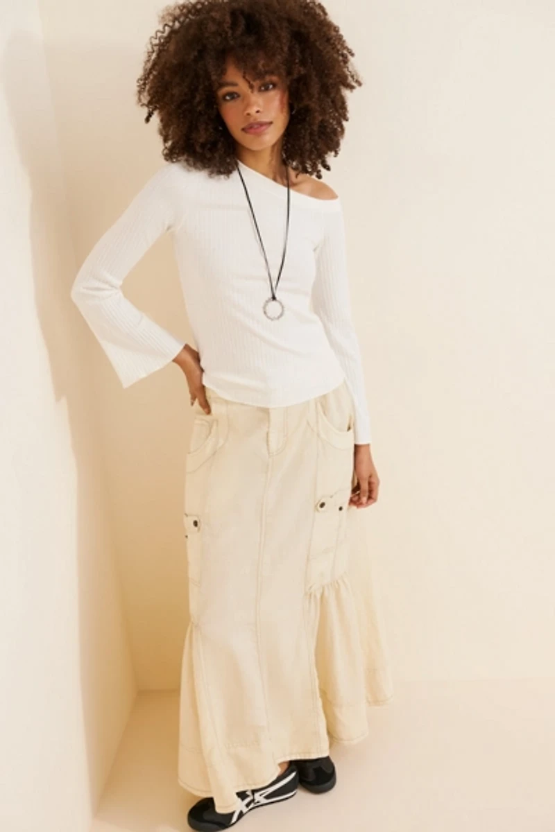Sunday Ritual Heather Off-The-Shoulder Top