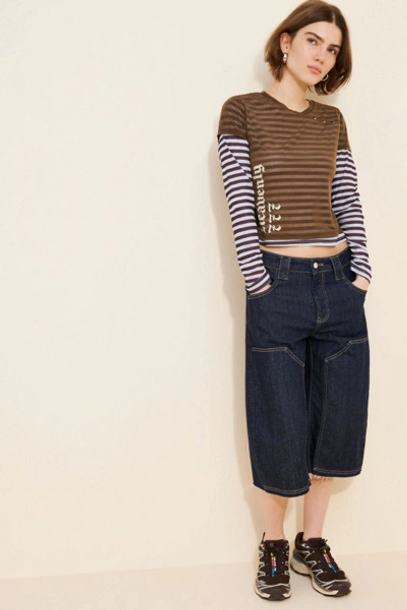 Daisy Street Heavenly Crewneck Top