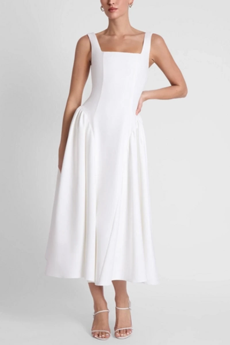LEAU Chloe Corset Midi Dress