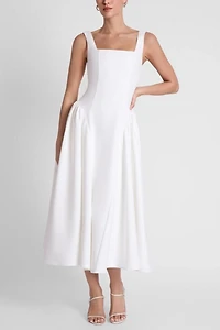 LEAU Chloe Corset Midi Dress
