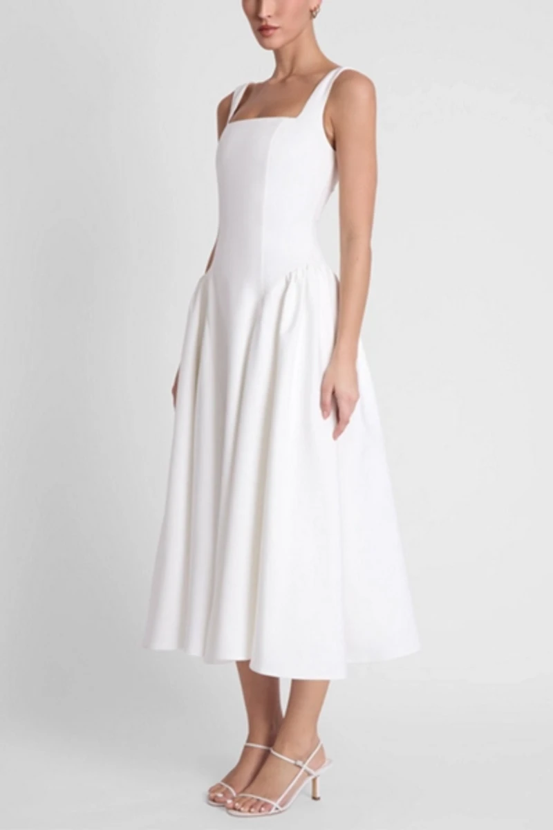 LEAU Chloe Corset Midi Dress
