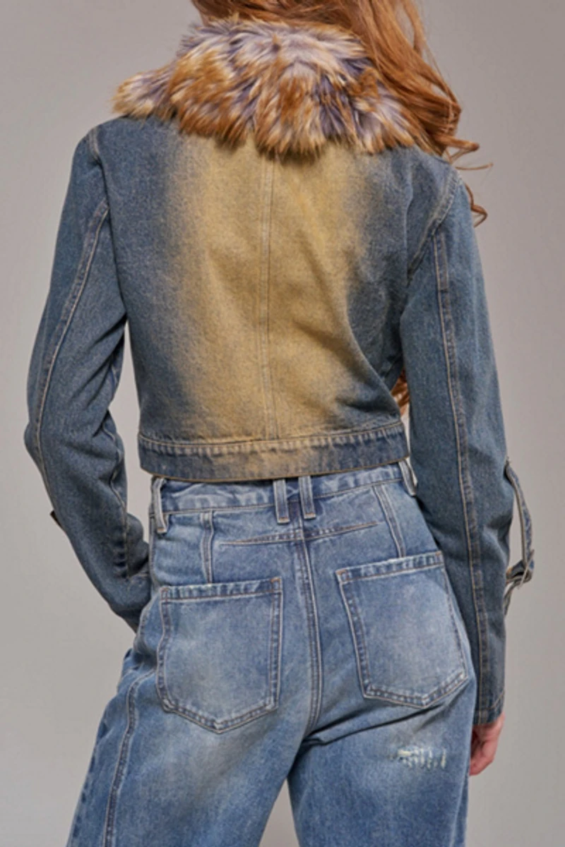 Azalea Wang Coralyn Denim Jacket