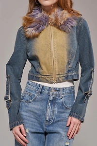 Azalea Wang Coralyn Denim Jacket