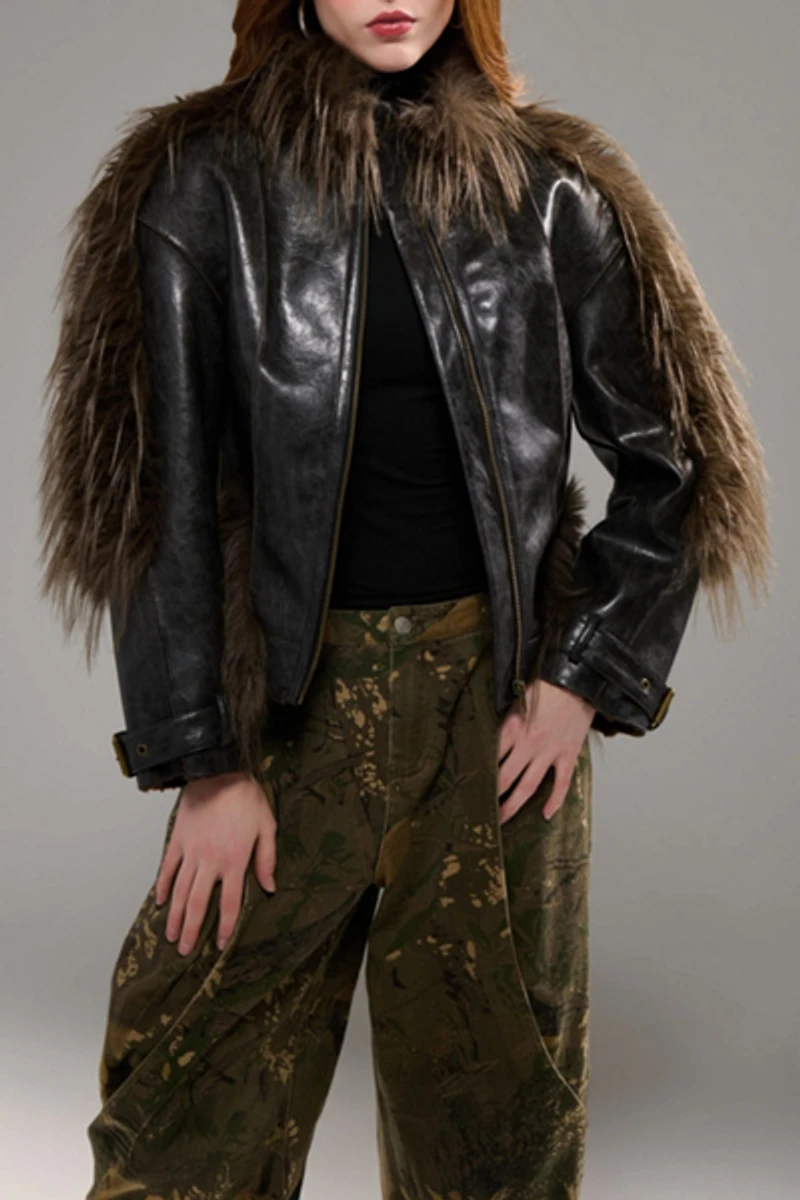 Azalea Wang Tahlis Moto Jacket