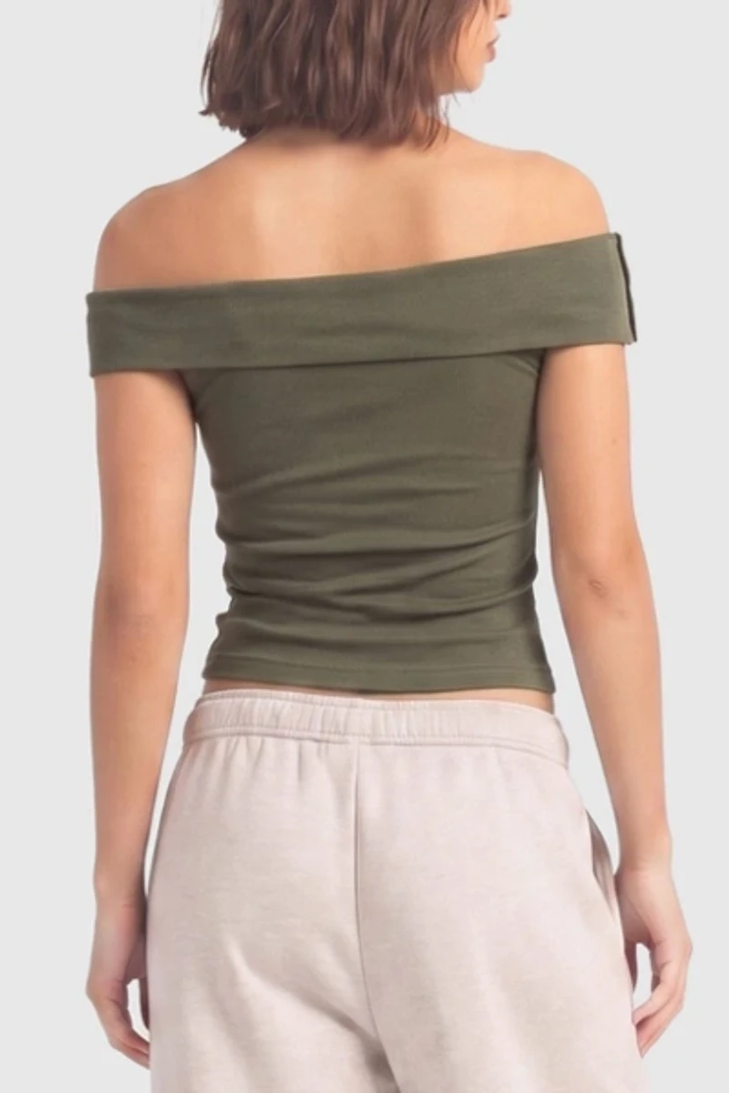 Aelfric Eden Studded Off-The-Shoulder Top