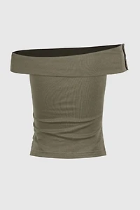 Aelfric Eden Studded Off-The-Shoulder Top