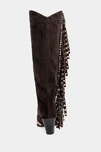 Azalea Wang Mcbride Fringe Block Boot