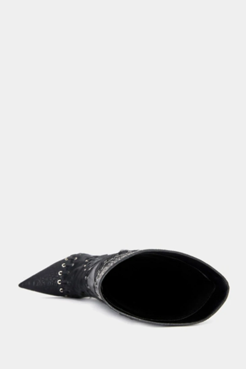 Azalea Wang Novak Lace-Up Boot