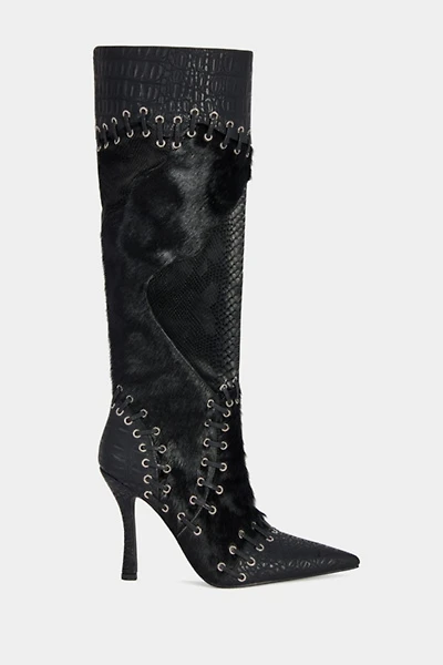 Azalea Wang Novak Lace-Up Boot