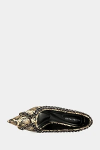 Azalea Wang Ravelle Snake Print Stiletto