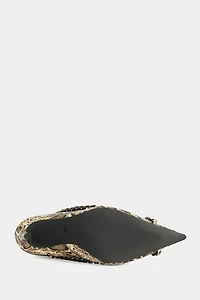 Azalea Wang Ravelle Snake Print Stiletto