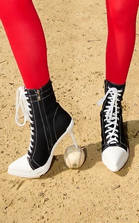 Azalea Wang Cosima Sporty Stiletto Bootie