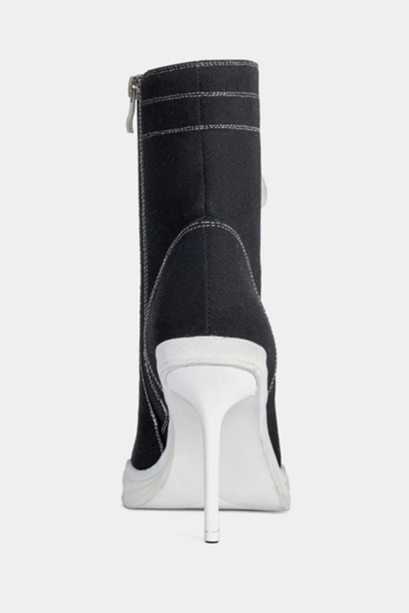 Azalea Wang Cosima Sporty Stiletto Bootie
