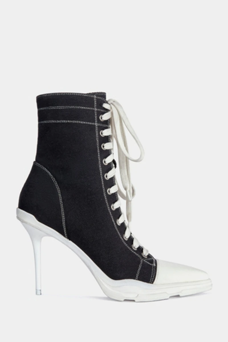 Azalea Wang Cosima Sporty Stiletto Bootie