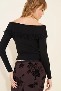 Motel Arushi Off-The-Shoulder Top