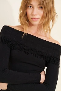 Motel Arushi Off-The-Shoulder Top