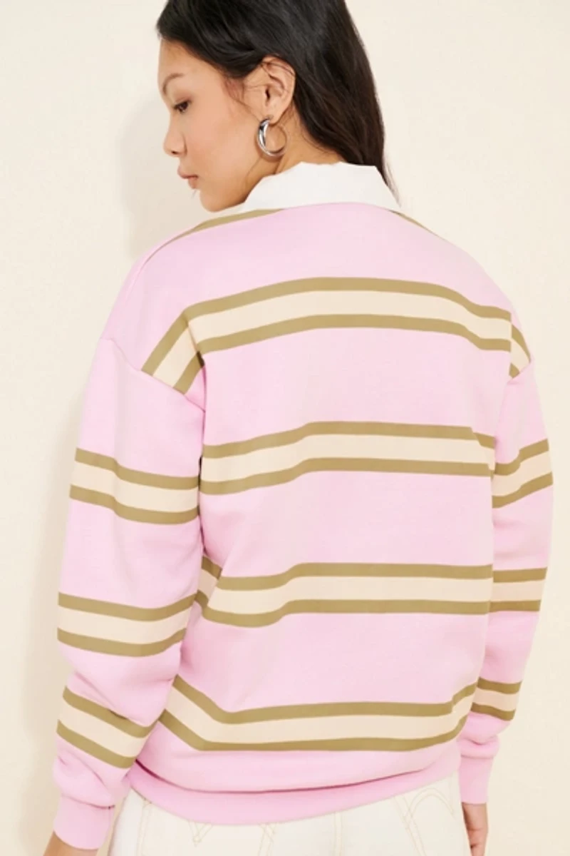 Daisy Street Juna Rugby Sweatshirt