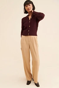BB Dakota Cable-Knit Cardigan