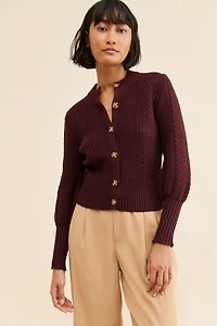 BB Dakota Cable-Knit Cardigan