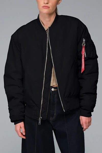 Alpha Industries Ma-1 Relaxed Oxford Flight Jacket