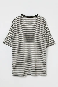 Vintage 90s Striped Henley T-Shirt