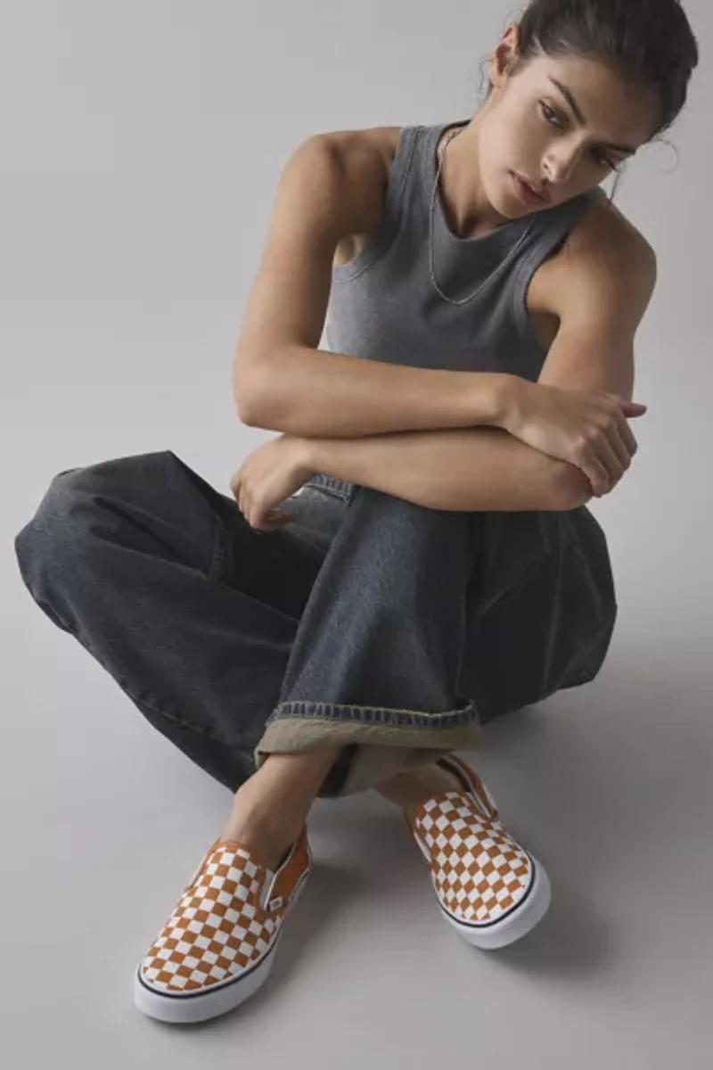 Vans Women's Checkerboard Slip-On Sneaker