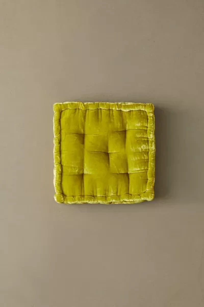 Ruthie Velvet Floor Pillow