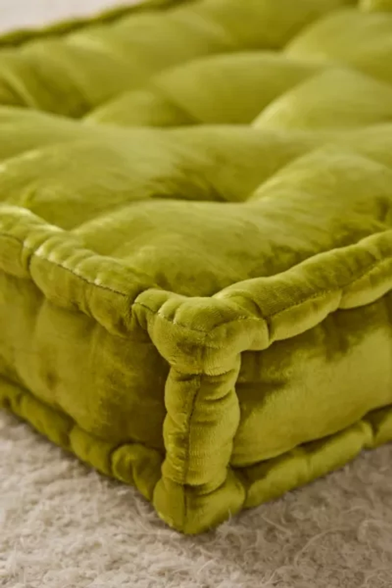 Ruthie Velvet Floor Pillow