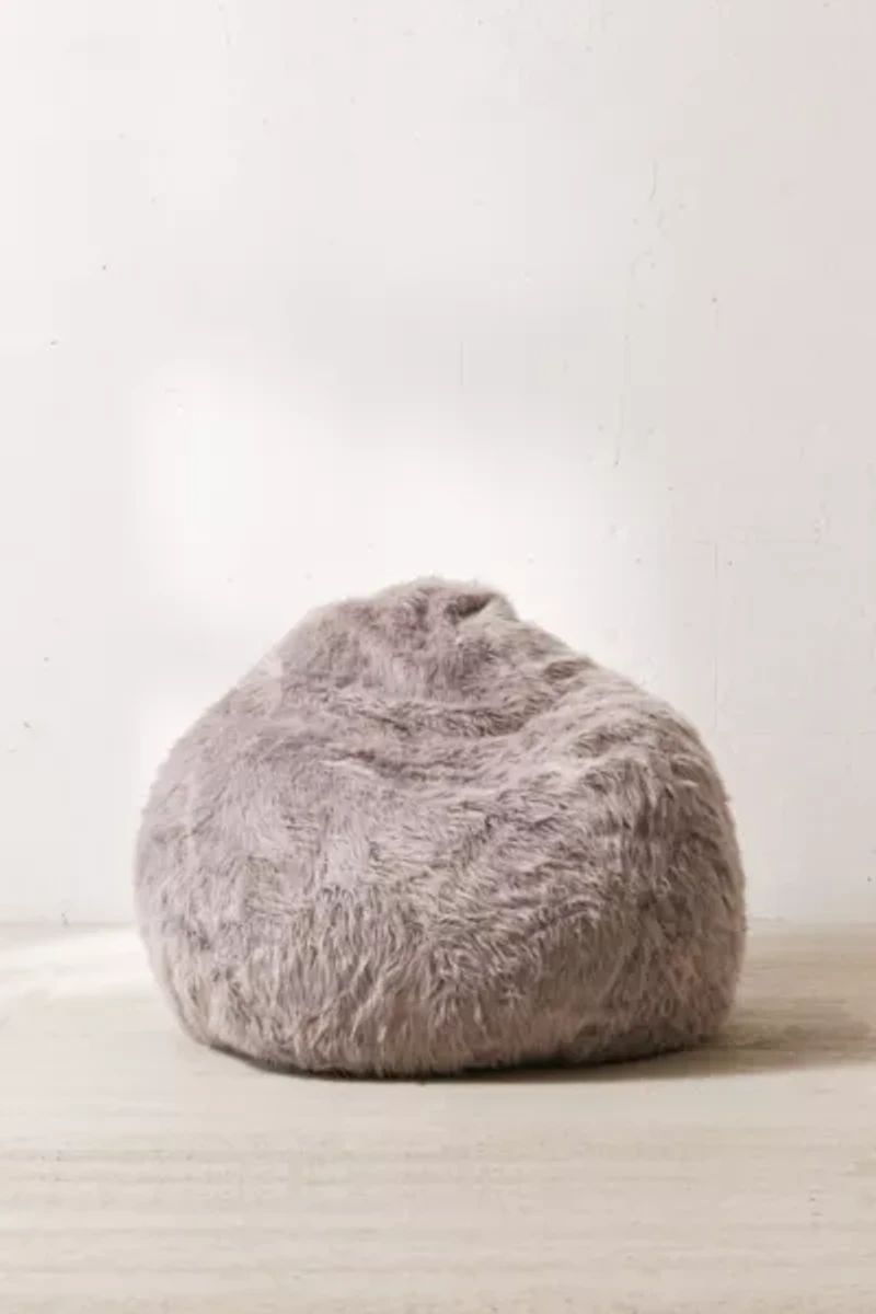 Aspyn Faux Fur Shag Bean Bag Chair