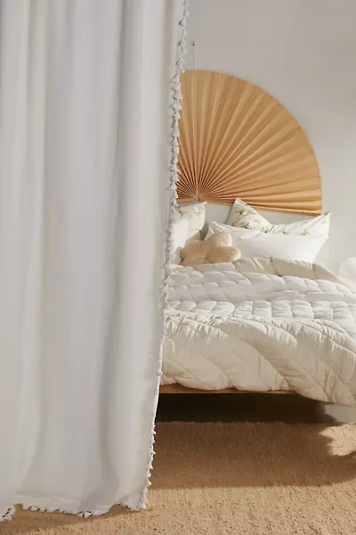 Palma Fringe Light Blocking Window Curtain