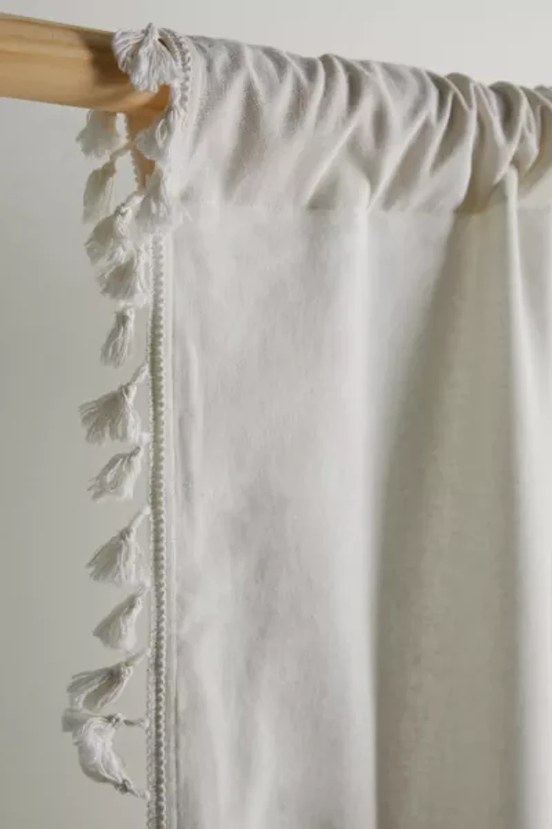 Palma Fringe Light Blocking Window Curtain