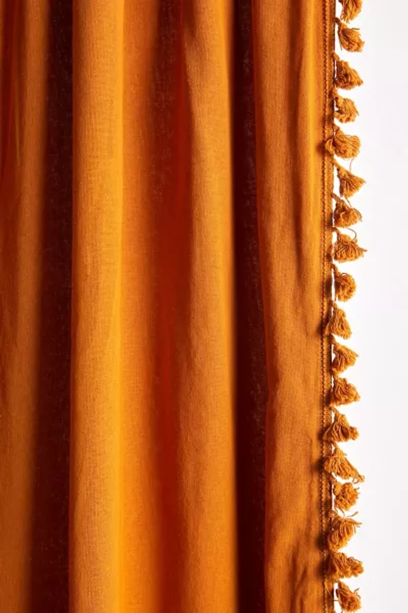 Palma Fringe Light Blocking Window Curtain