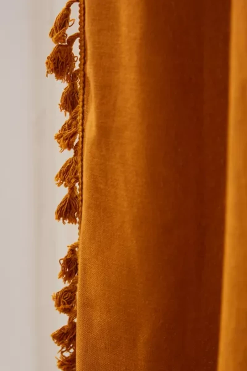 Palma Fringe Light Blocking Window Curtain
