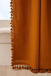 Palma Fringe Light Blocking Window Curtain