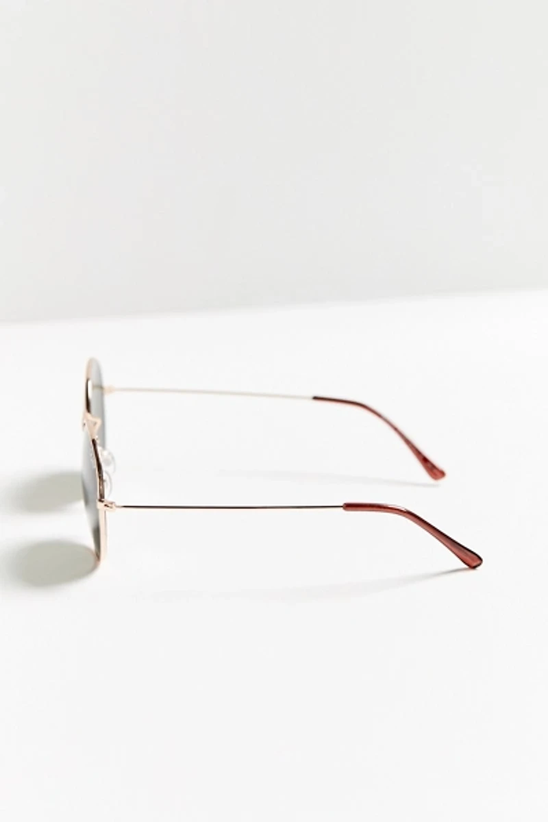 Quay Mod Star Round Sunglasses