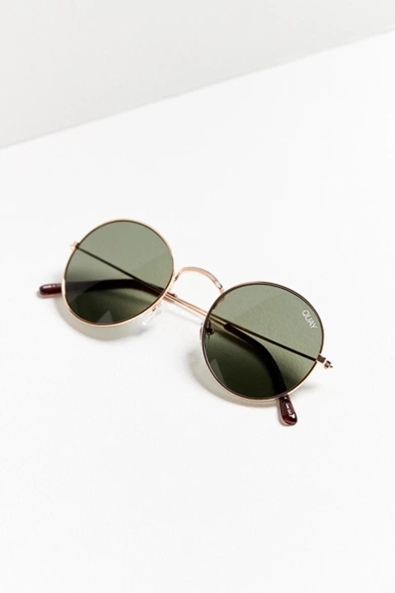 Quay Mod Star Round Sunglasses