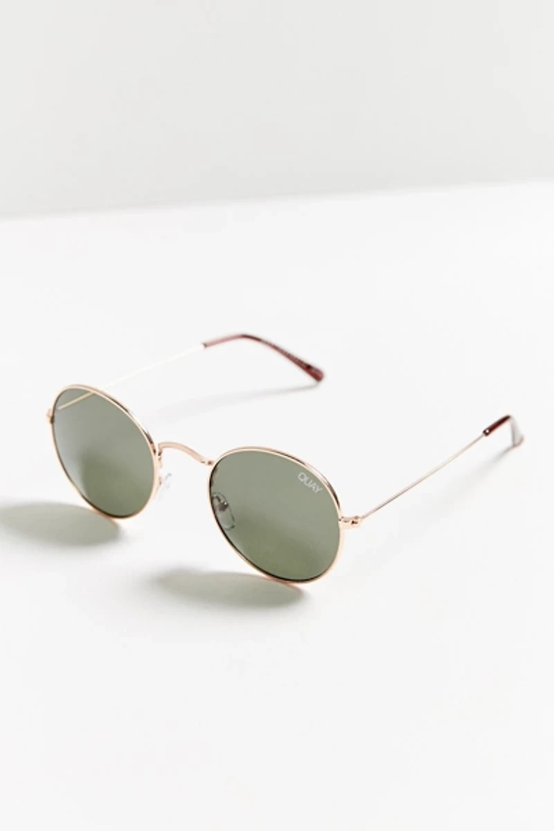 Quay Mod Star Round Sunglasses