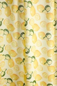 Allover Fruits Patterned Shower Curtain