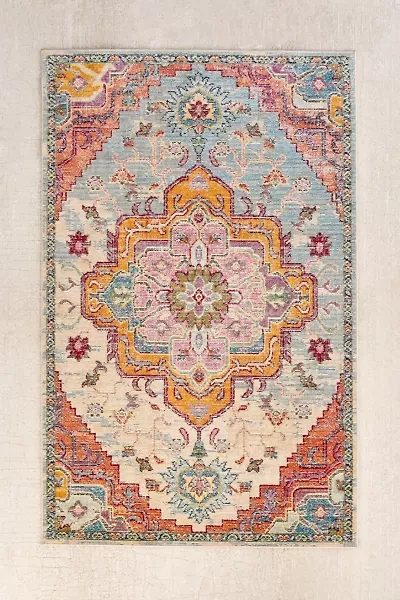 Crystal Floral Tufted Rug