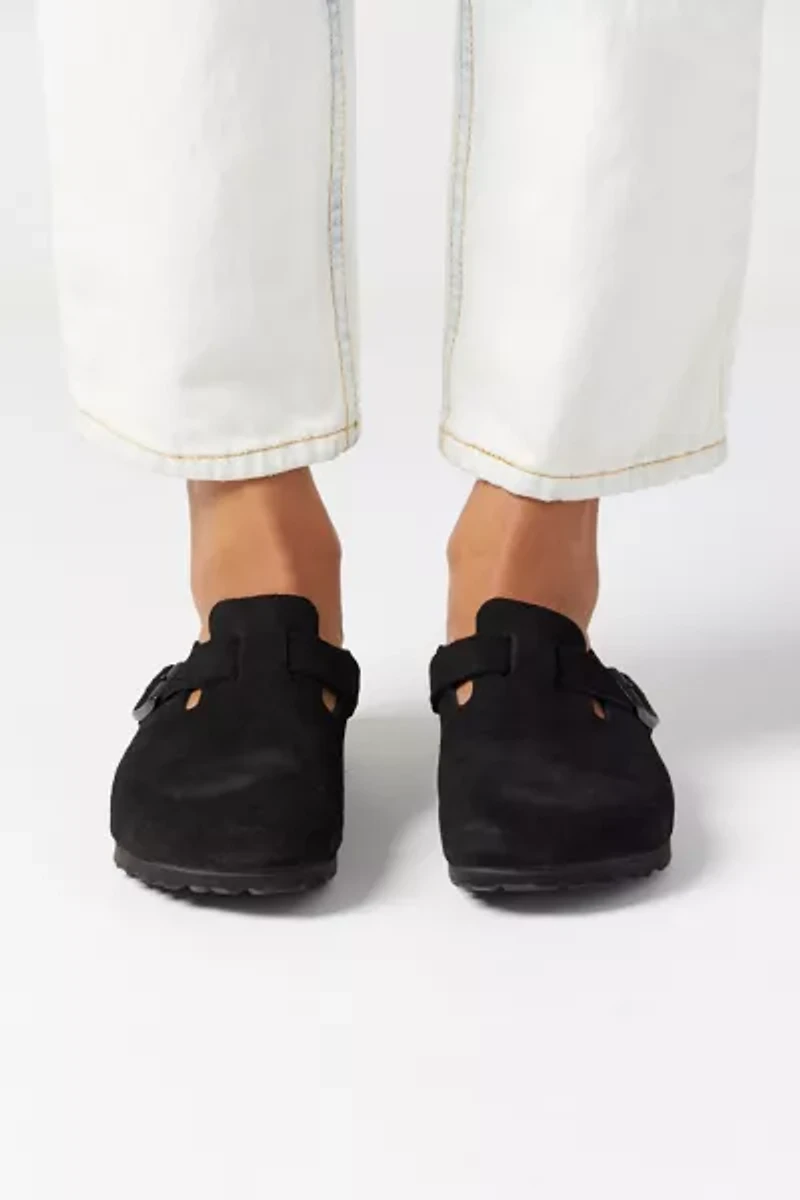 Birkenstock Women's Boston Soft Footbed Suede Clog