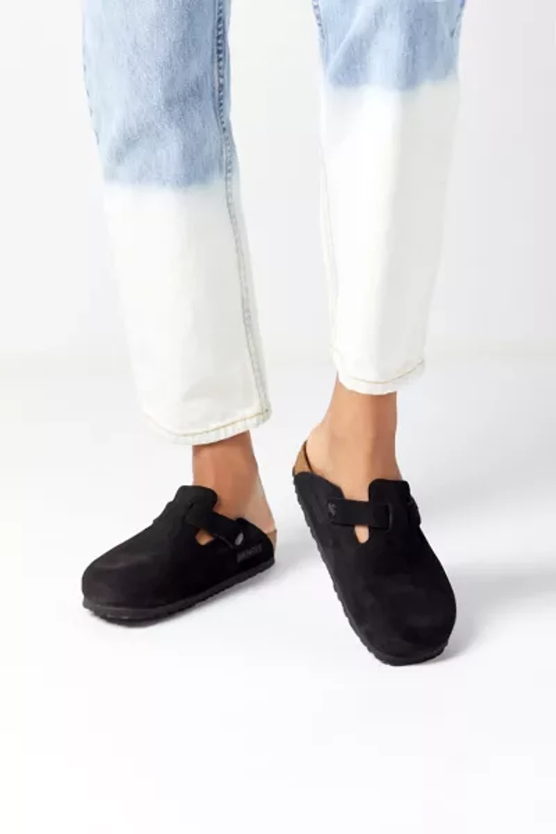 Birkenstock Women's Boston Soft Footbed Suede Clog
