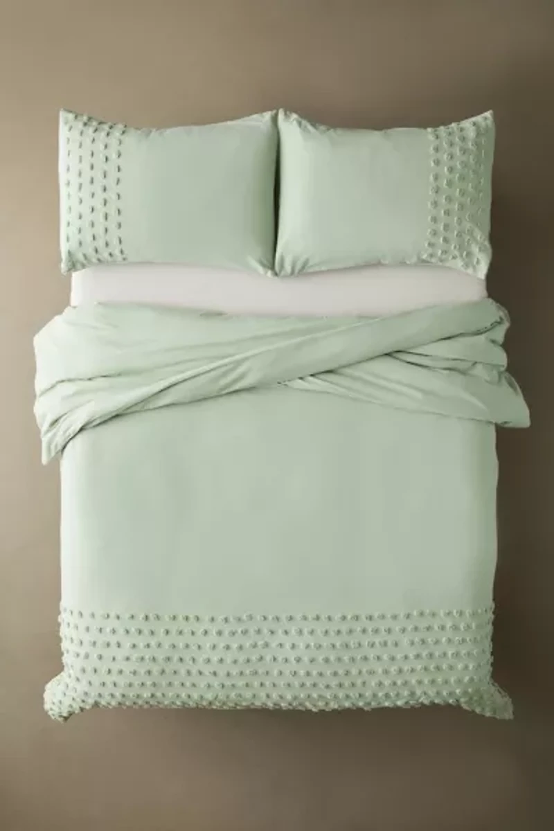 Tufted Dot Cotton Duvet Cover