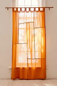Chloe Patchwork Gauze Curtain Panel