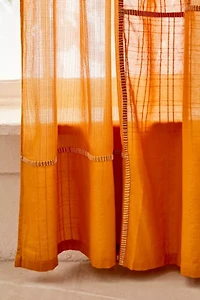 Chloe Patchwork Gauze Curtain Panel