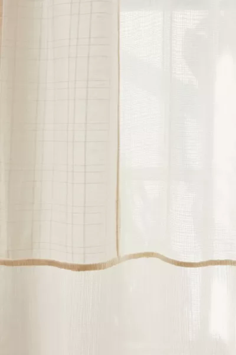 Chloe Patchwork Gauze Curtain Panel