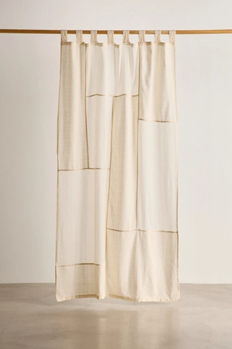 Chloe Patchwork Gauze Curtain Panel