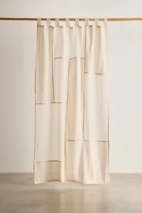 Chloe Patchwork Gauze Curtain Panel