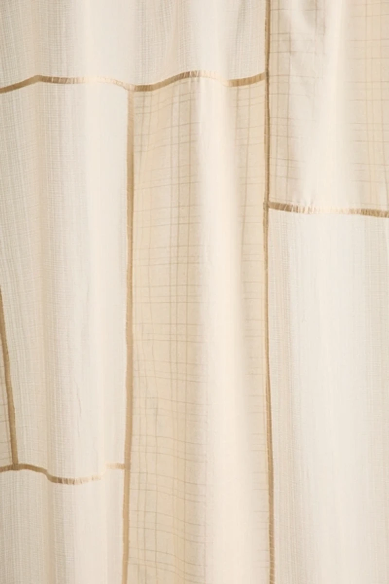 Chloe Patchwork Gauze Curtain Panel