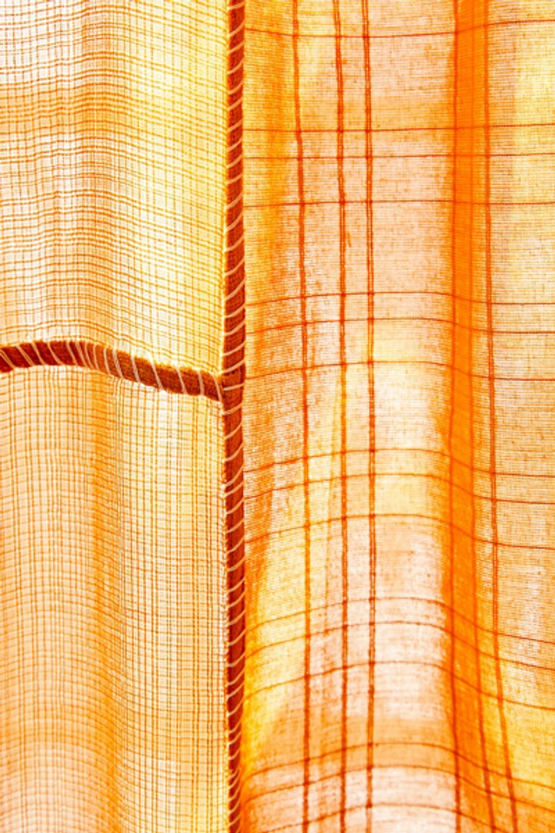 Chloe Patchwork Gauze Curtain Panel